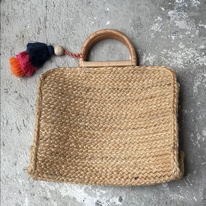 Shiraleah Jute woven bag